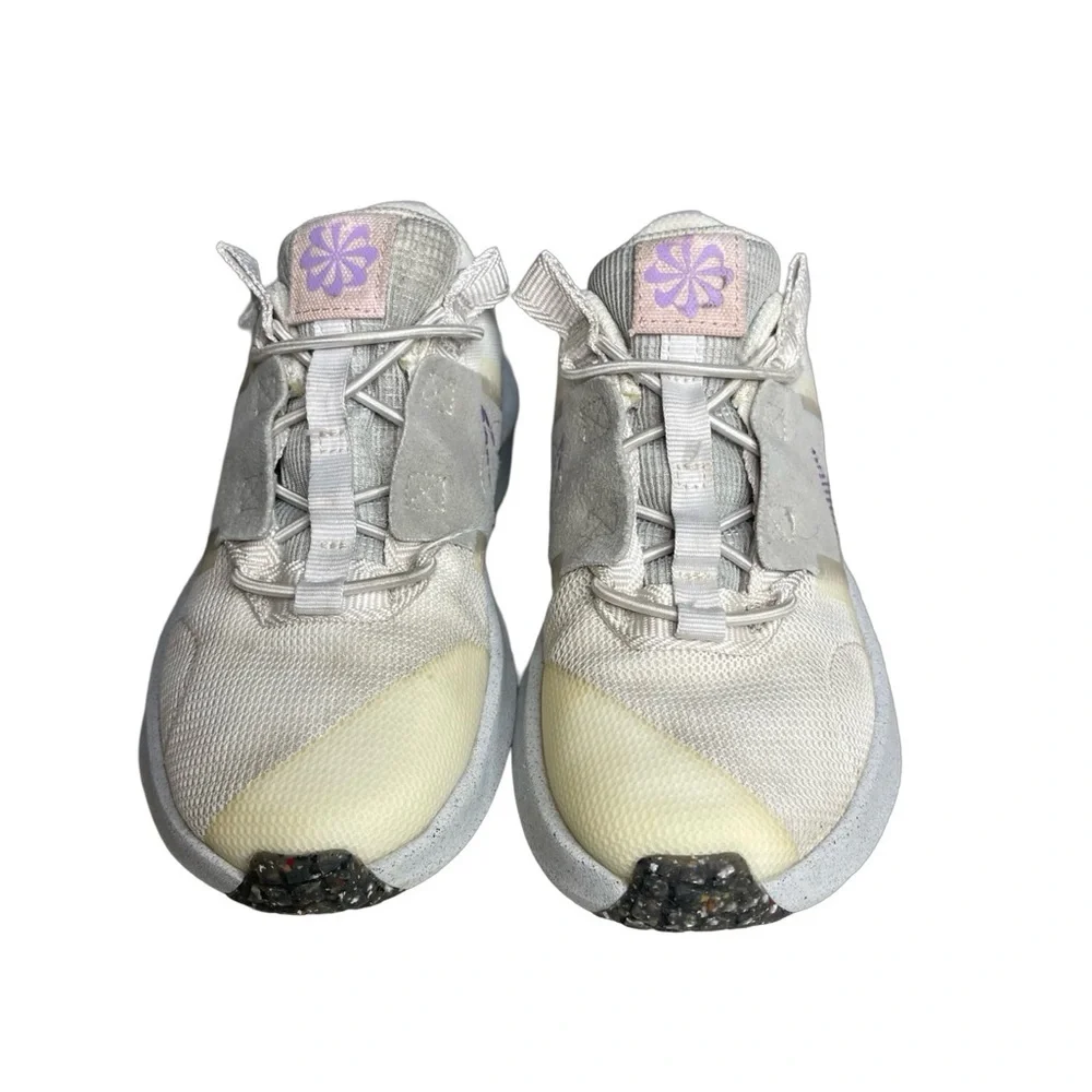 Nike kids Crater Impact sneakers. Toddler size 13C white gray lilac used